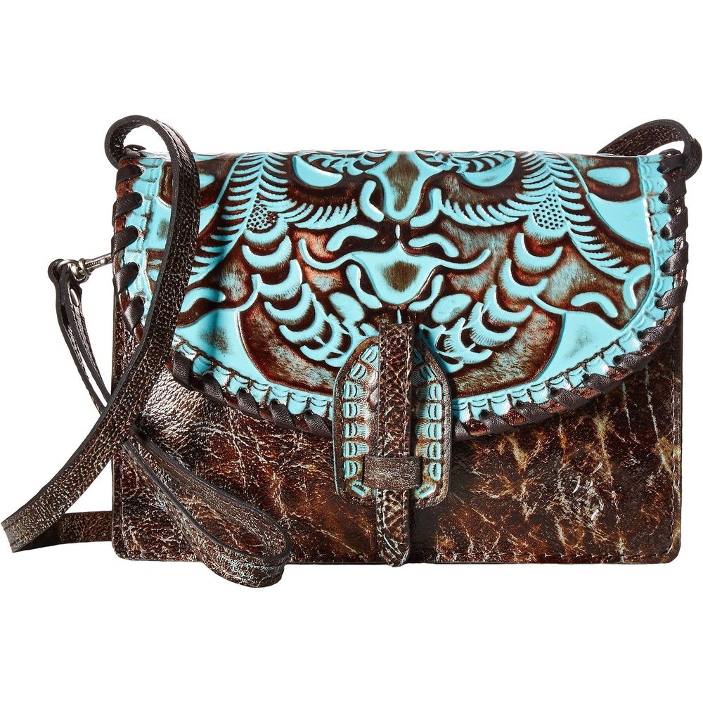 Lanza Crossbody Organizer Turquoise Crossbody Bag :3